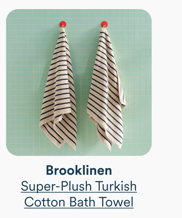 Brooklinen Super Plush Turkish Cotton Bath Towel Set of 2