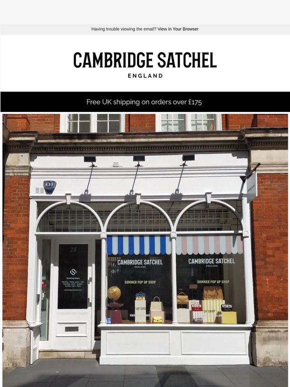 NOW OPEN: Visit Our Covent Garden Pop-Up