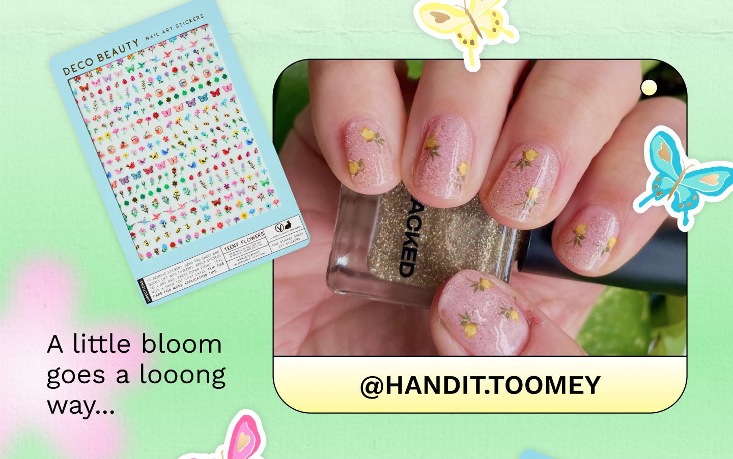 A little bloom goes a looong way...