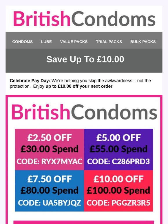 🎁 Save up to £10 on your next order 🤑