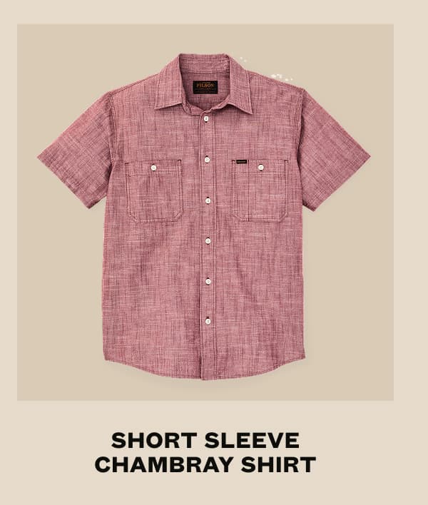 Short Sleeve Chambray Shirt