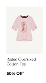 Rodeo Oversized Cotton Tee