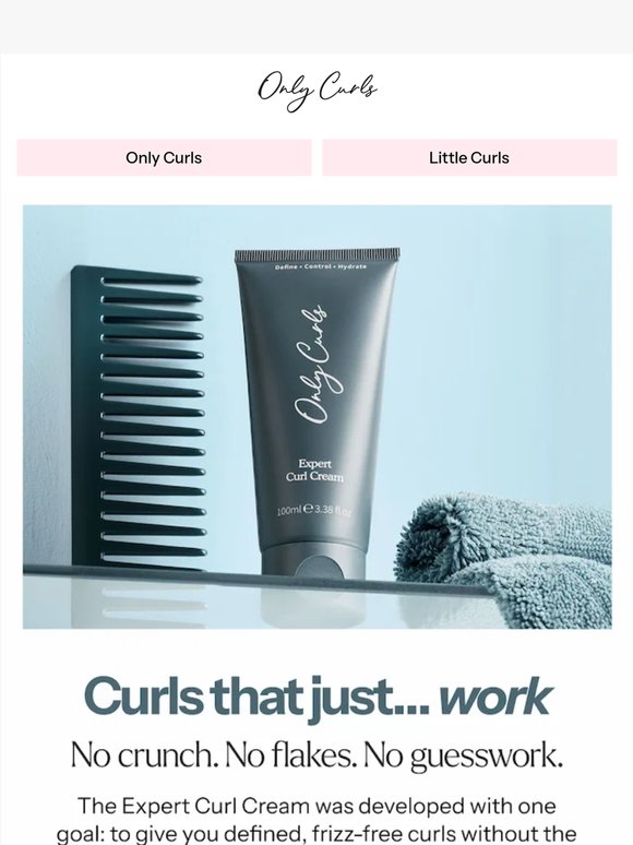 Your curls deserve an easier morning.
