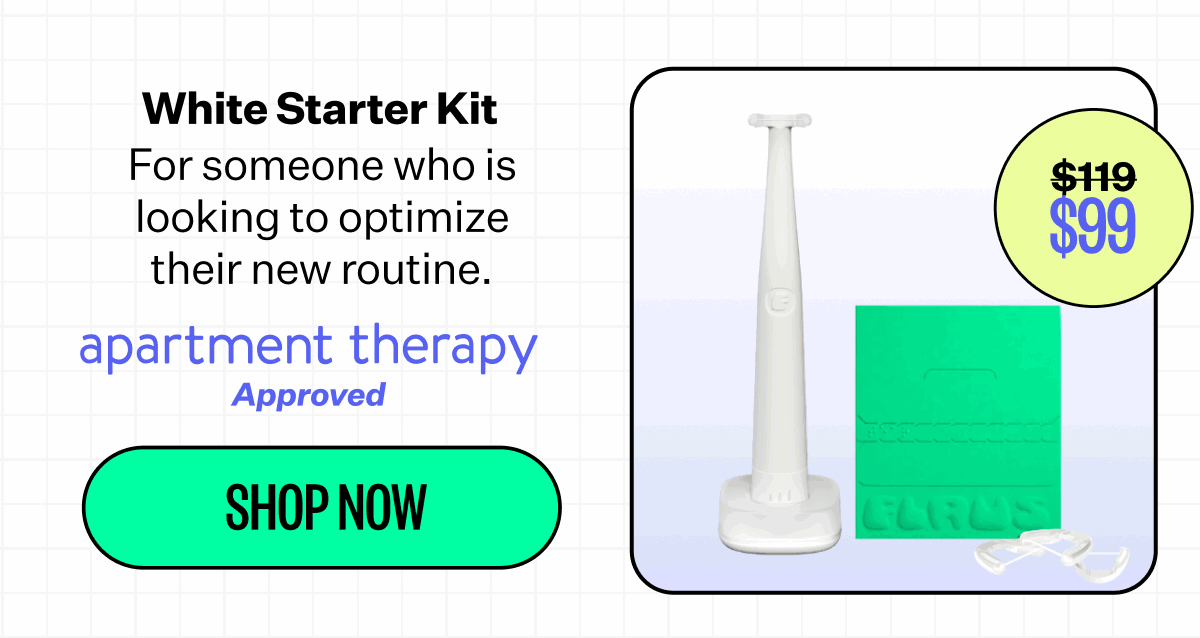 White Starter Kit | For someone who is looking to optimize their new routine. | apartment therapy Approved | Shop Now