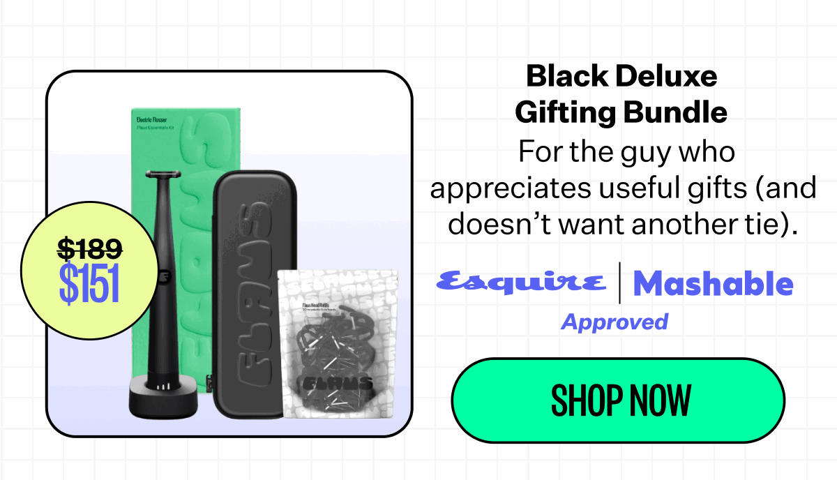 Black Deluxe Gifting Bundle |  For the guy who appreciates useful gifts (and doesn’t want another tie). | Esquire, Mashable Approved | Shop Now