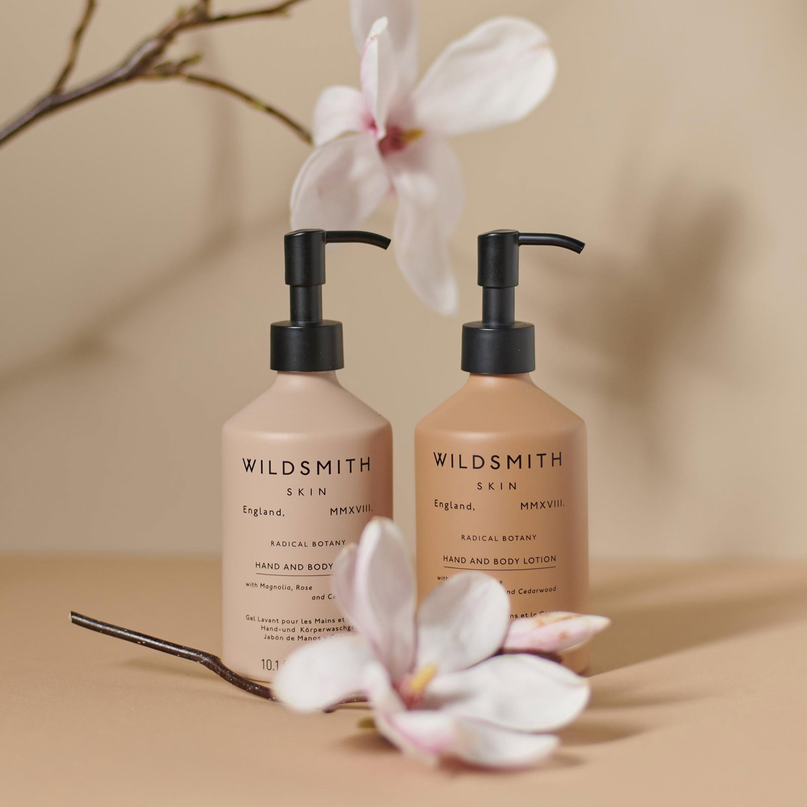 Hand and Body Lotion with Magnolia and Rose