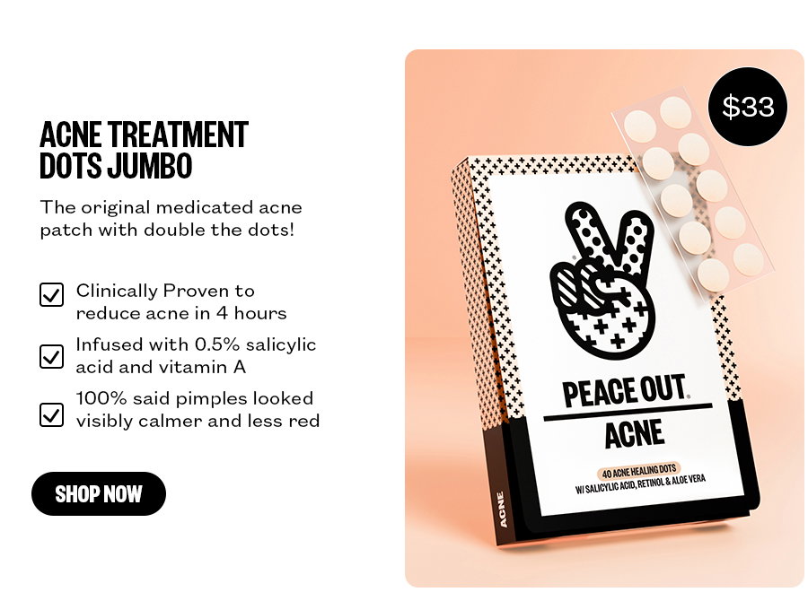 Acne Dots Jumbo - The original medicated acne patch with double the dots!