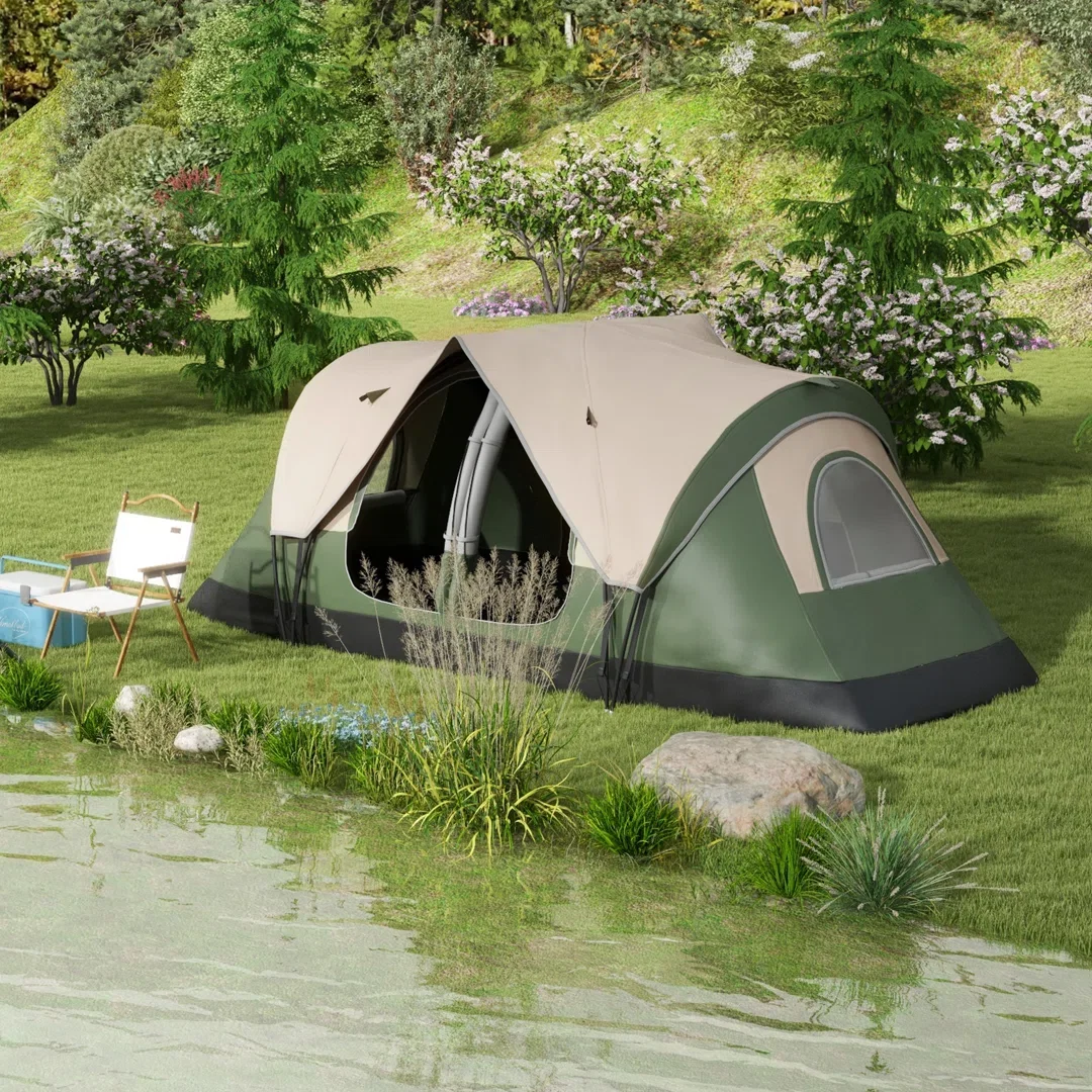6 Person Tent with Footprint, Rain Fly and Carry Bag
