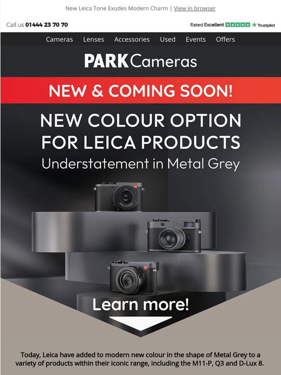 Understated new colour options from Leica