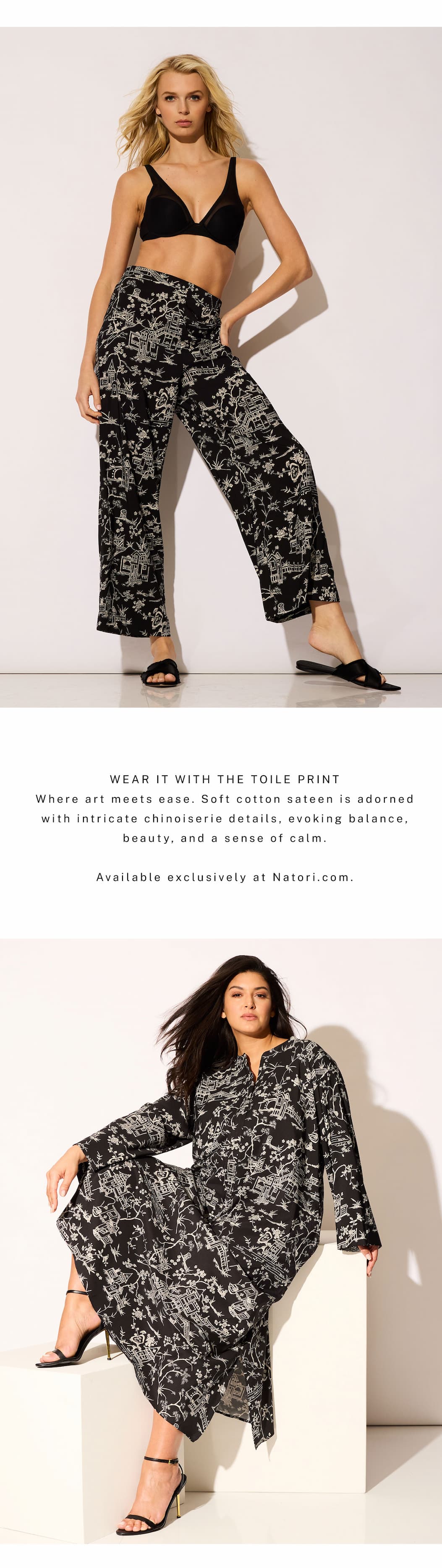 Wear it with Toile Print 