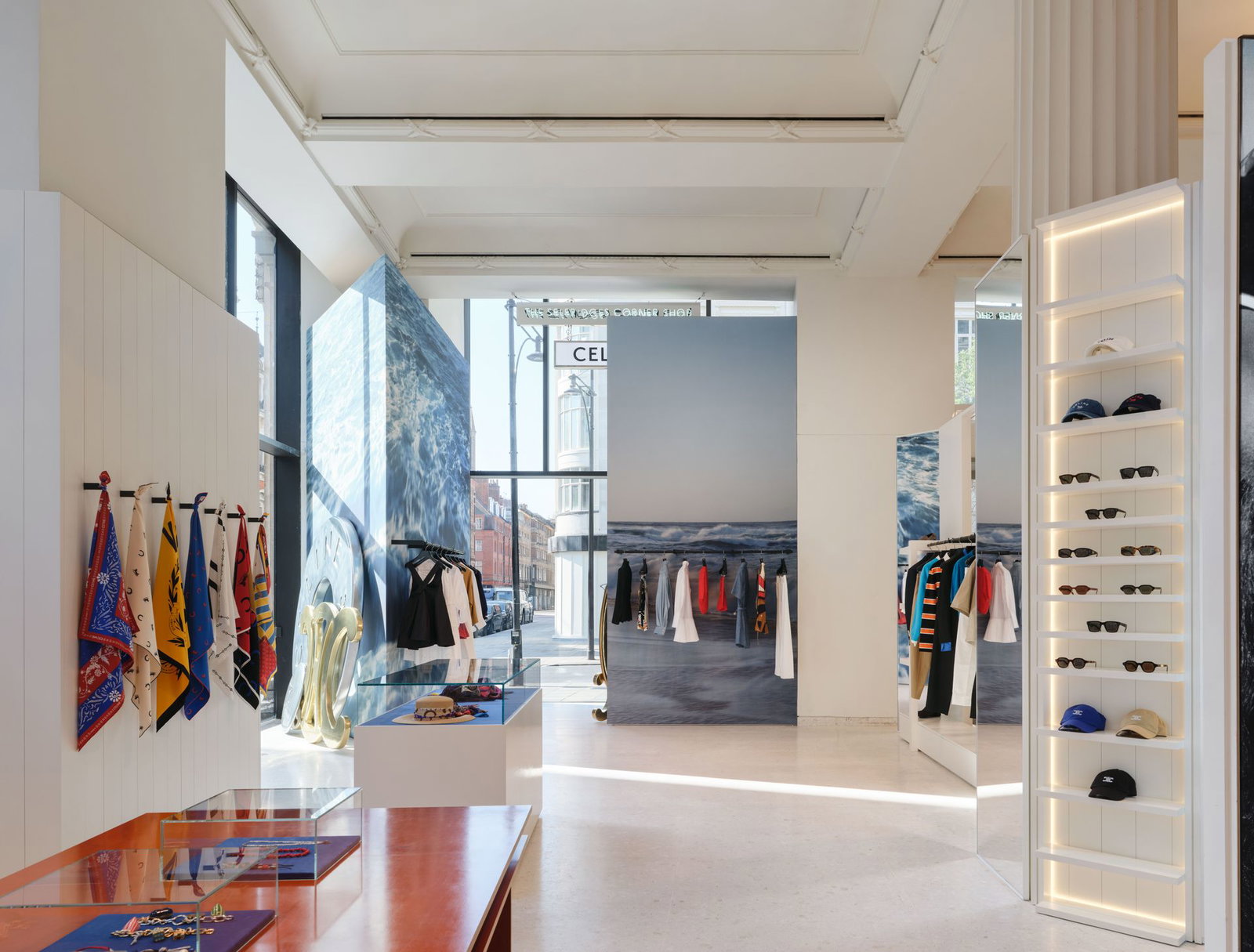 Celine Selfridges pop-up interior