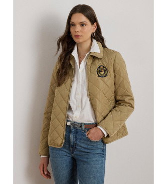 Chaqueta acolchada marrón