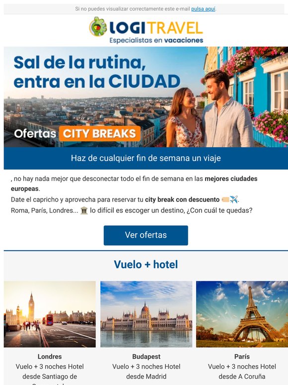 City Breaks con descuentazos 🔥