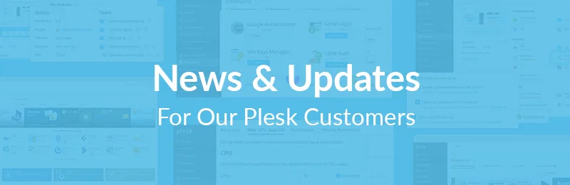 Plesk-Customers Newsletter header