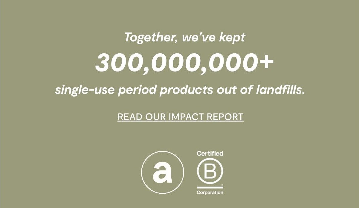 TOGETHER, WE'VE KEPT OVER 300,000,000+ SINGLE USE PRODUCTS OUT OF THE LANDFILL