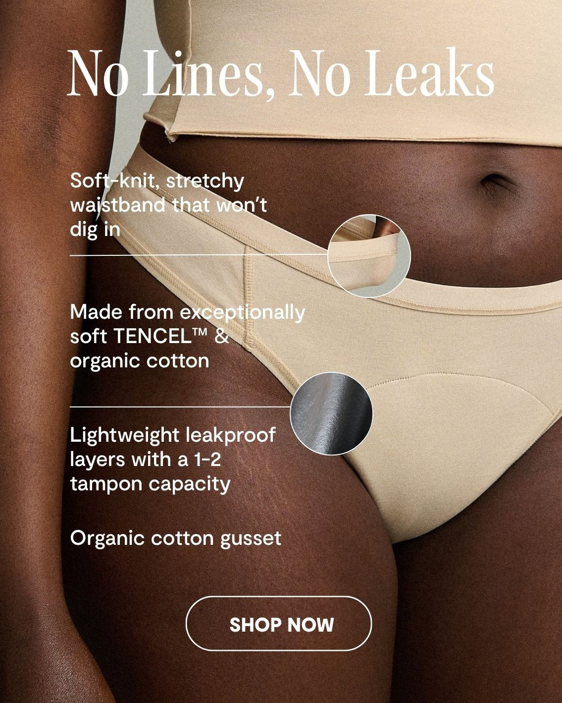 NO LINES, NO LEAKS