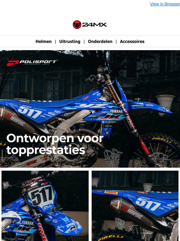 Nieuwe Replica Plastics van Polisport