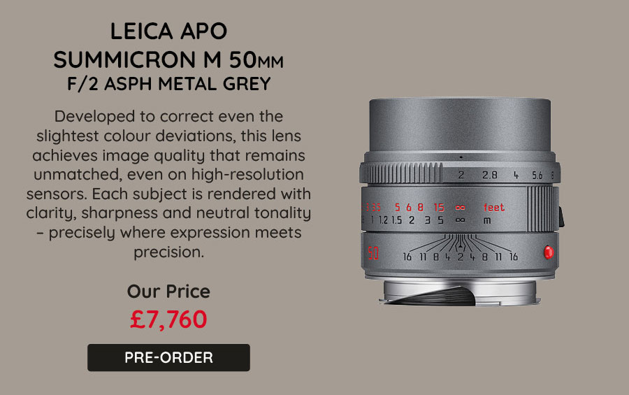 Leica M 50mm Metal Grey