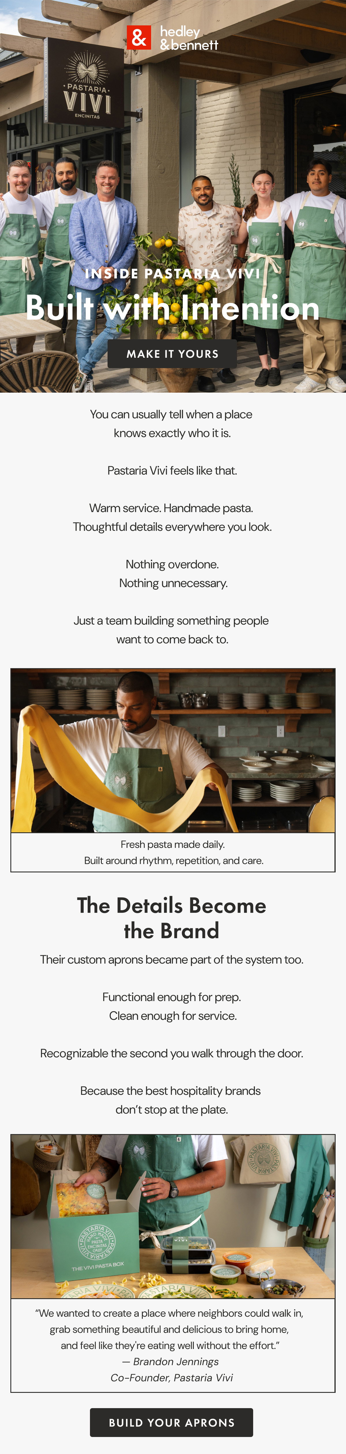 Inside Pastaria Vivi | Built with Intention - Make it Yours