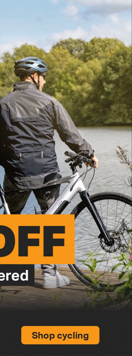 UP TO 20% OFF - YOUR JOURNEY, COVERED - SHOP CYCLING
