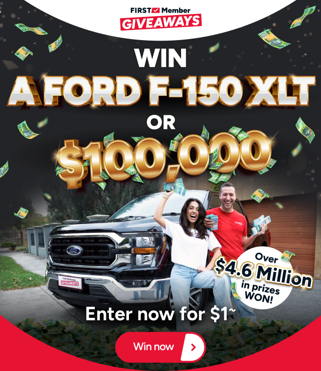 WIN a Ford F-150 XLT or $100,000