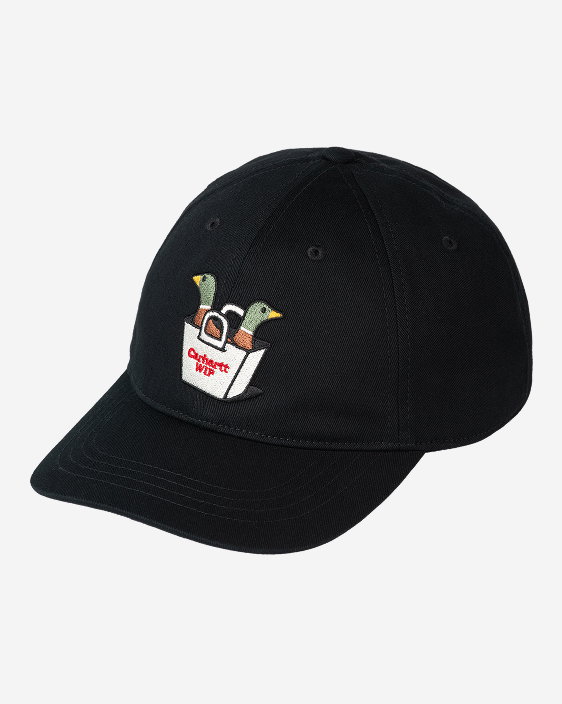 Carhartt WIP Bumper Sticker Cap | Black
