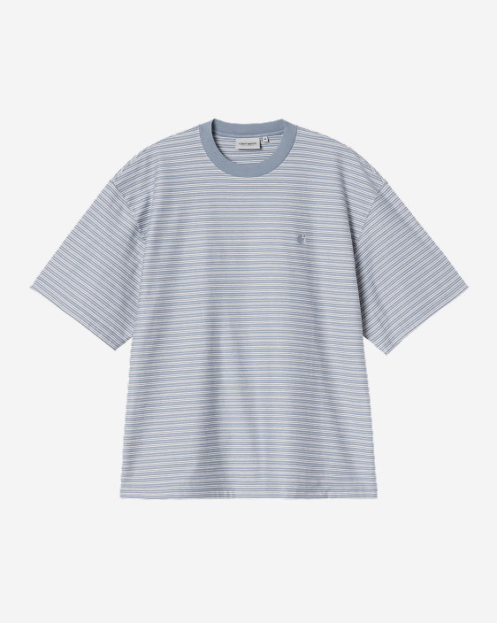 Carhartt WIP Dupree Stripe T-Shirt | Shady Blue