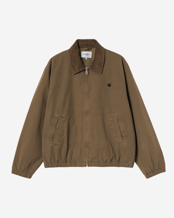 Carhartt WIP Madison Ripstop Jacket | Dark Beech / Black (Garment Dyed)