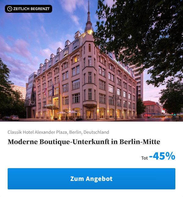 Moderne Boutique-Unterkunft in Berlin-Mitte