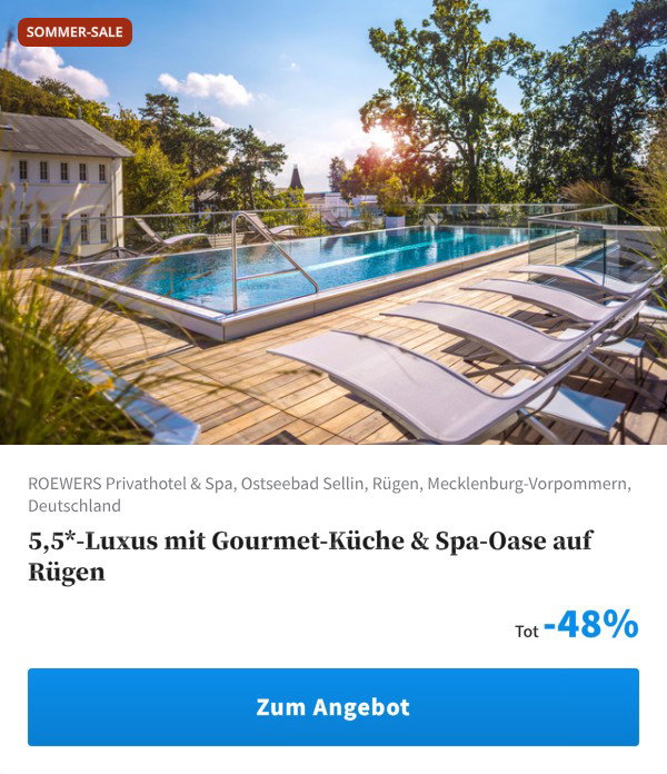 5,5*-Luxus mit Gourmet-Küche & Spa-Oase auf Rügen