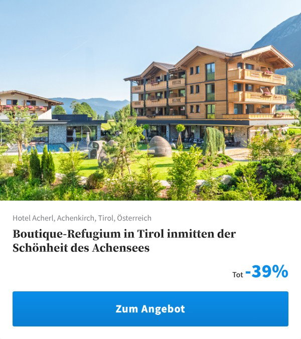 Boutique-Refugium in Tirol inmitten der Schönheit des Achensees