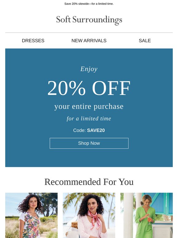 Take 20% Off Your Entire Order