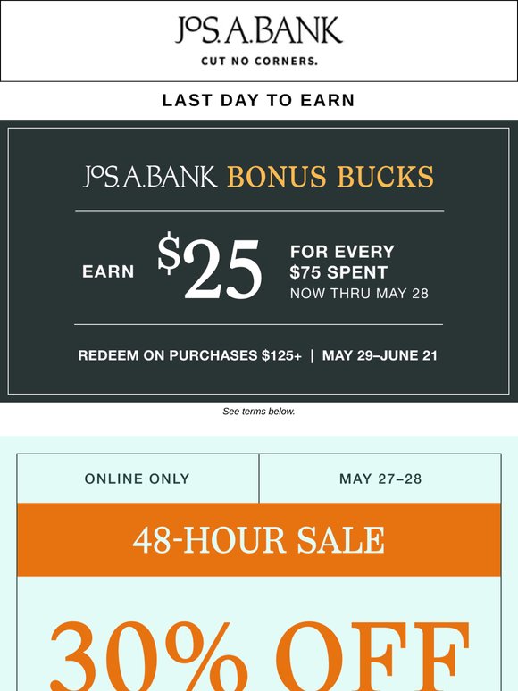 Hurry, this 48-Hour Sale ends today!