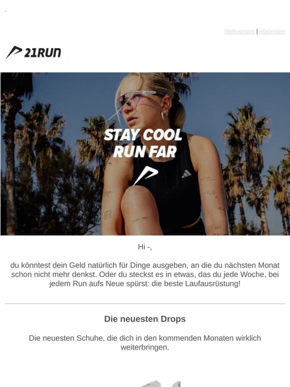 Mach deine Sommerläufe jetzt schon etwas bequemer