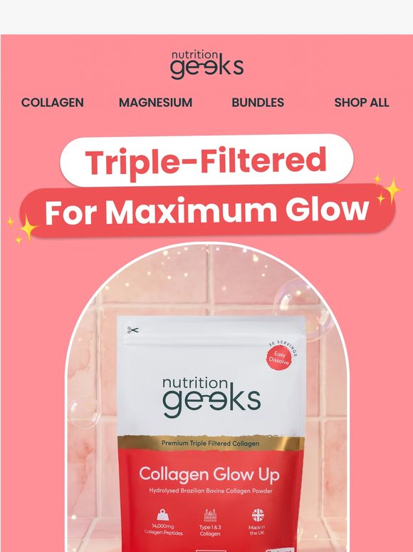 Why our Collagen is triple-filtered