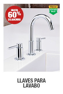 Llaves para lavabo