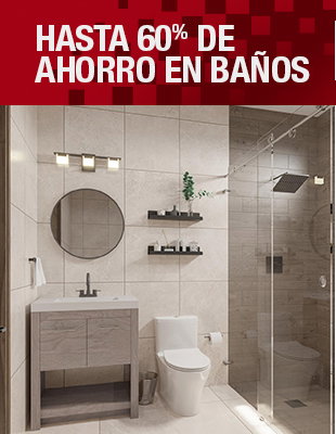 Hasta 60% de ahorro en Baños