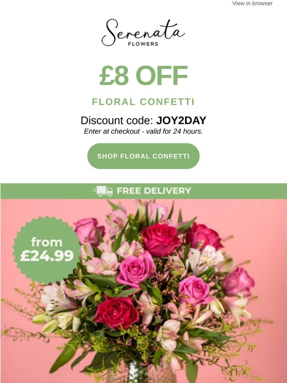 ⚡24h Flash Sale - Floral Confetti 🎊