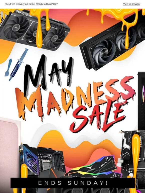 Our May Madness Sale Ends Sunday! ⌛