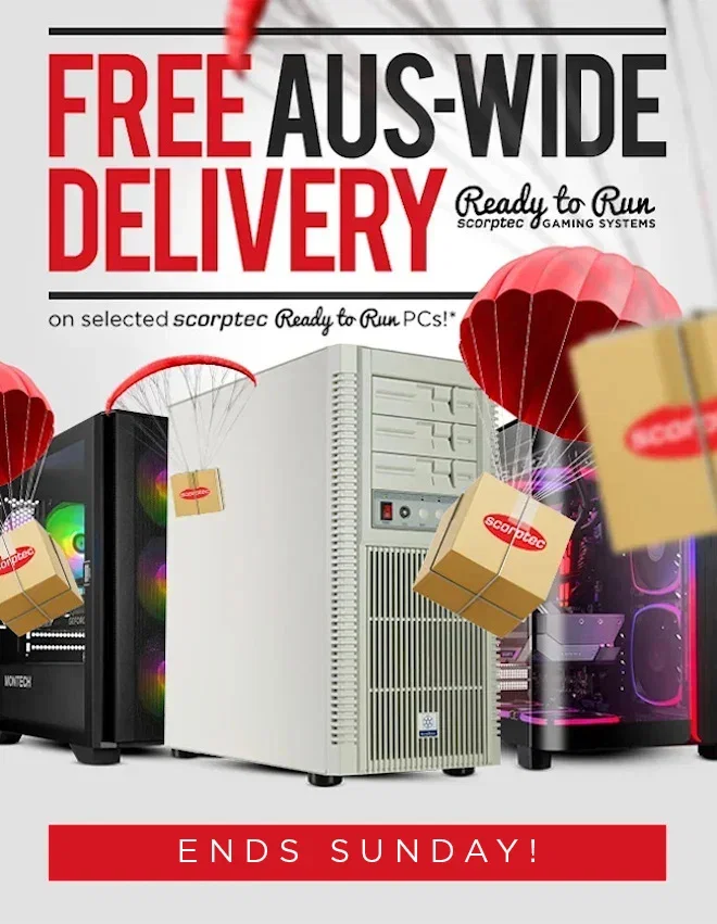 FREE DELIVERY Free Aus Wide Delivery on selected RTR PCs