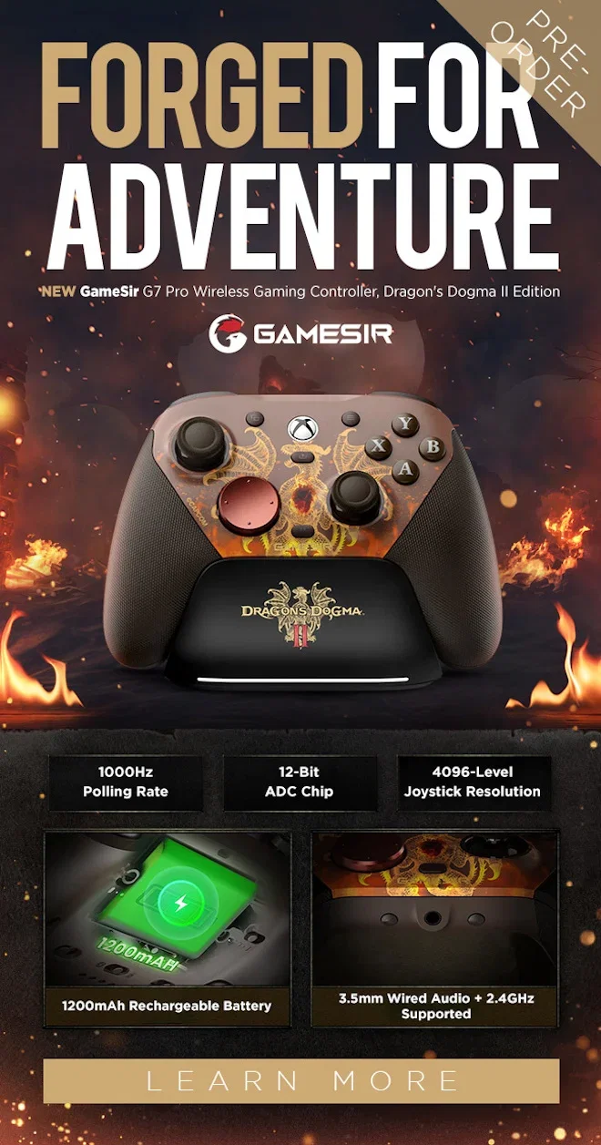 NEW GameSir G7 Pro Wireless Gaming Controller, Dragon's Dogma II Edition