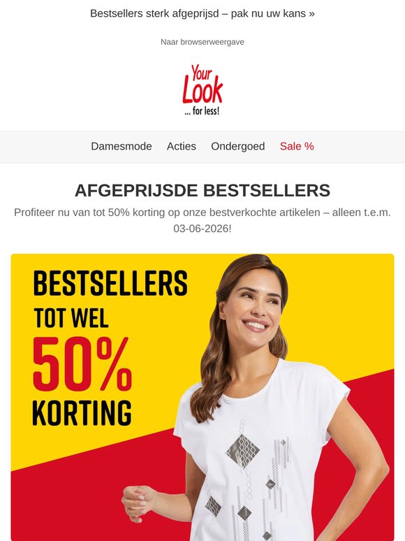 Tot wel 50% korting 🤩