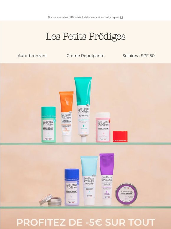 -5€ sur TOUT 🧡