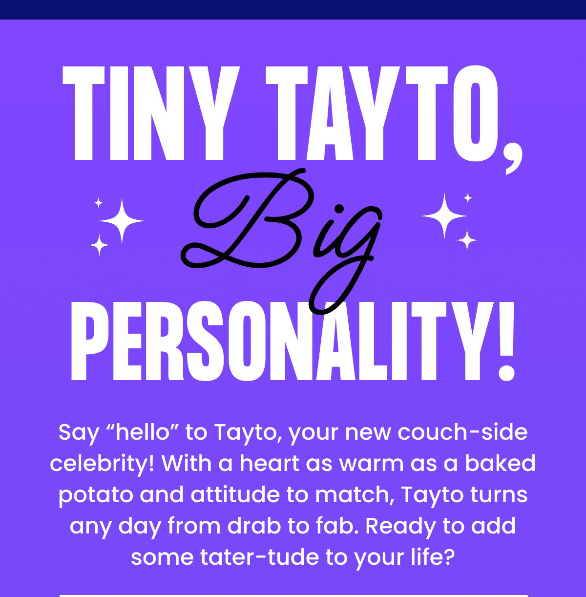 Tiny Tayto, Big Personality