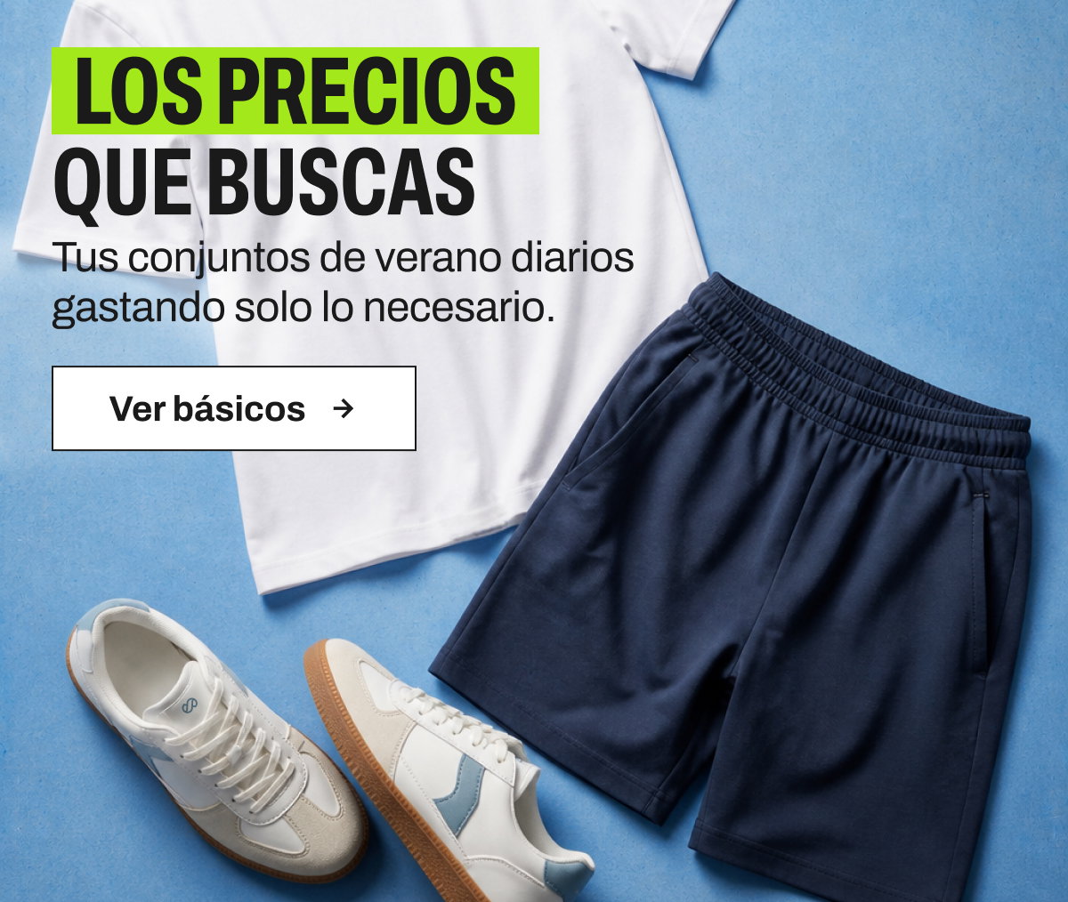 Sprinter Conjunto de básicos de verano botón ver básicos