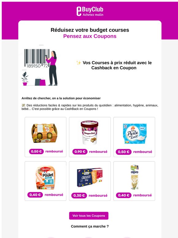 🚨 Utilisez les Coupons au quotidien : maximisez les économies