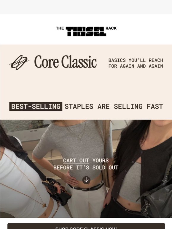 These Core Classic essential pieces are almost gone 😱