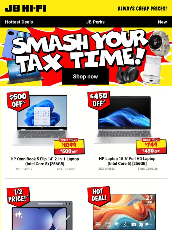 Deals on Laptops, TVs, Phones + stacks more! 💥