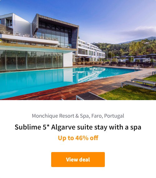 Sublime 5* Algarve suite stay with a spa