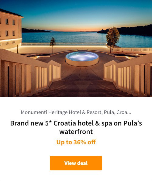 Brand new 5* Croatia hotel &amp; spa on Pula%27s waterfront